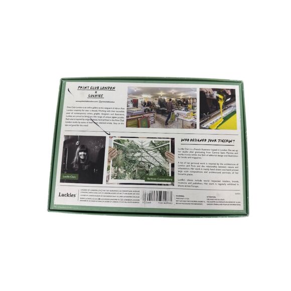 Jigsaw Puzzle 500 Piece Barbican Conservatory Luckies of London Artist Edition - Picture 2 of 6